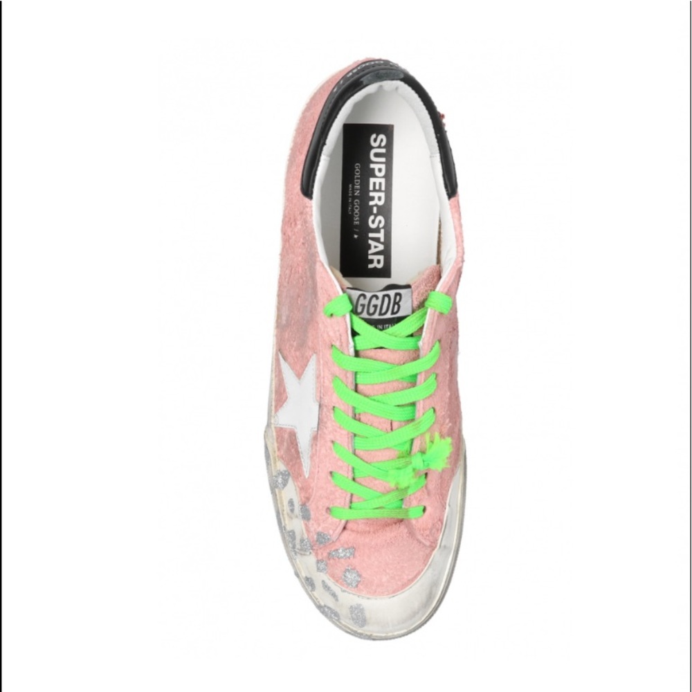 Golden Goose Super Star Penstar Pink Sneakers Size 40 - Picture 7 of 17